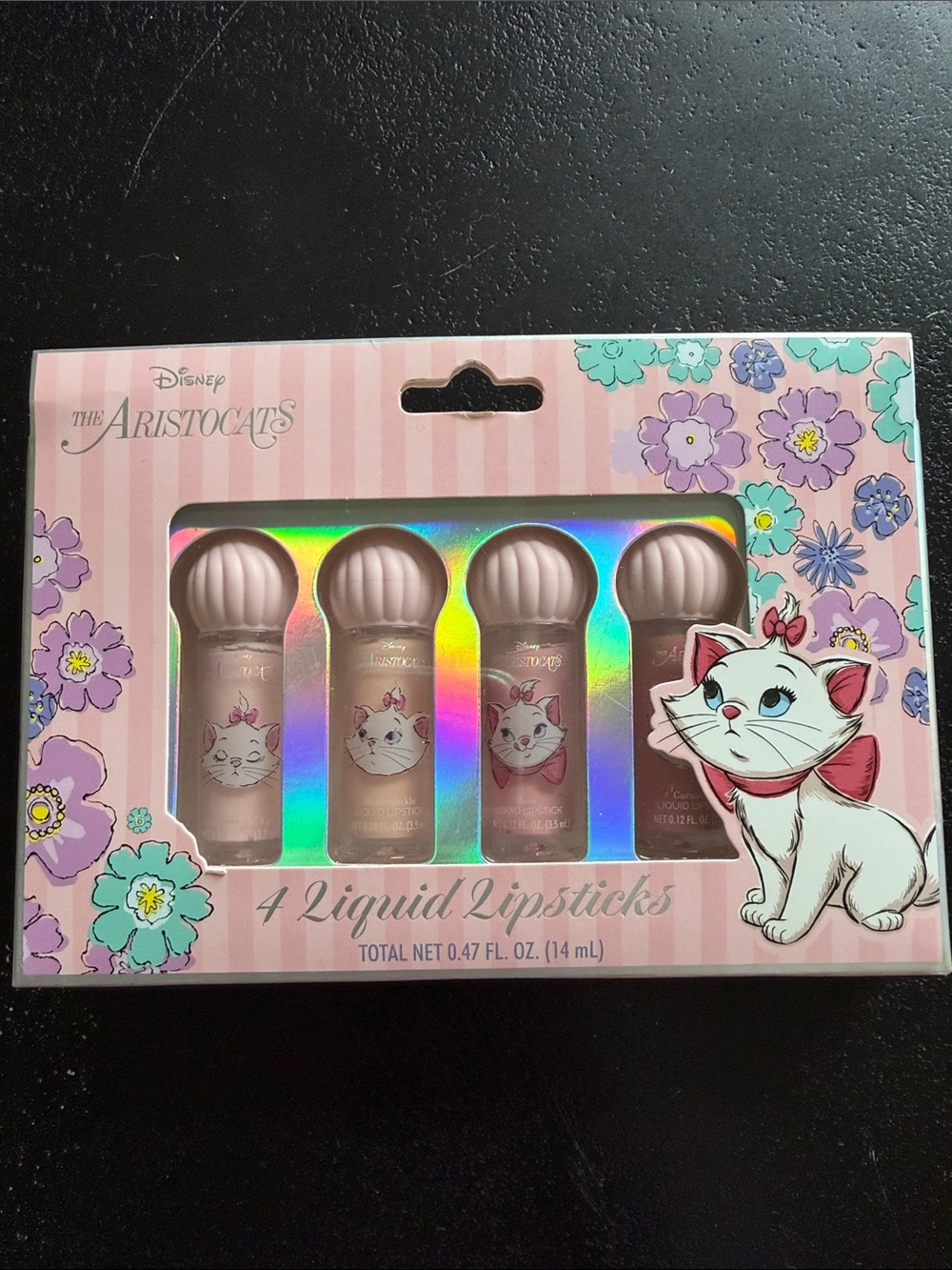 Disney The Aristocats Taste Beauty 4 liquid lipsticks